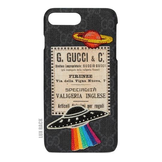 GUCCI NIGHT COURRIER PHONE CASE BLACK