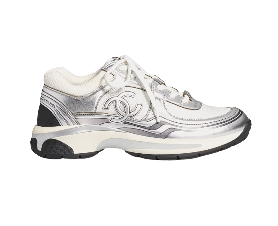 CHANEL SNEAKERS (SILVER)