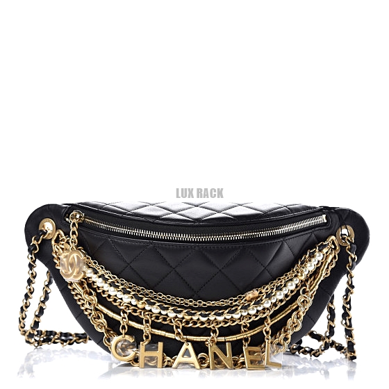 chanel pink bag gold chain