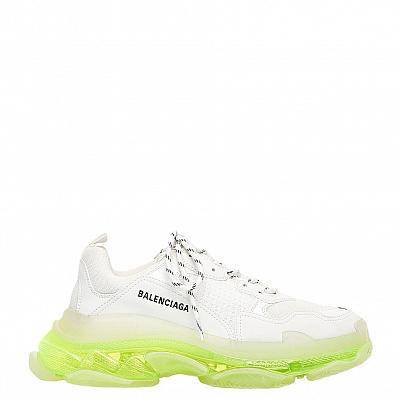 balenciaga triple s white clear sole womens