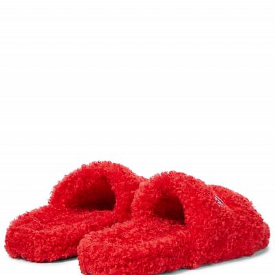BALENCIAGA FUR SLIDES - (Colors Available)