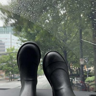 CHANEL RAIN BOOTS