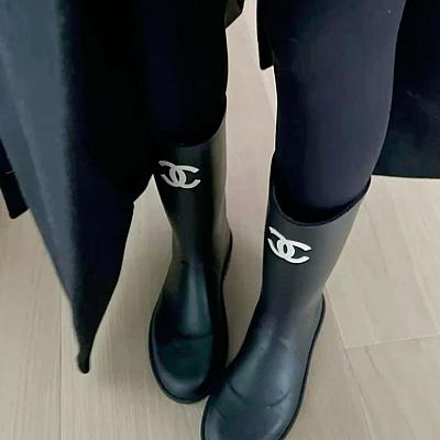 CHANEL RAIN BOOTS
