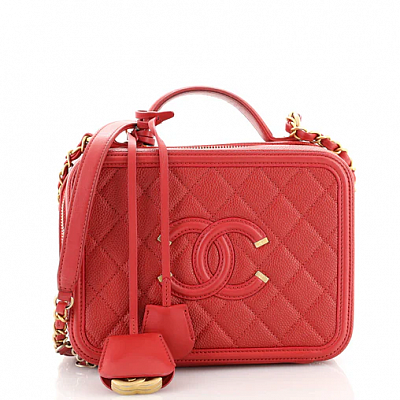 CHANEL VANITY HANGING CHARM HANDBAG - Colors Available