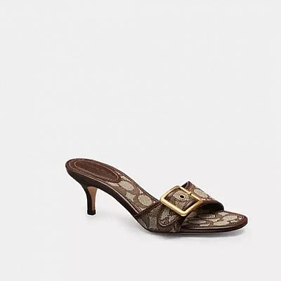 COACH KITTEN HEELS MULES