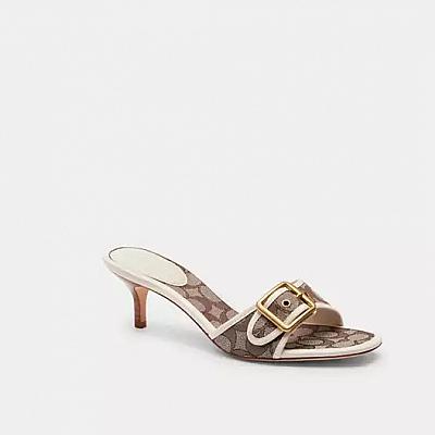 COACH KITTEN HEELS MULES