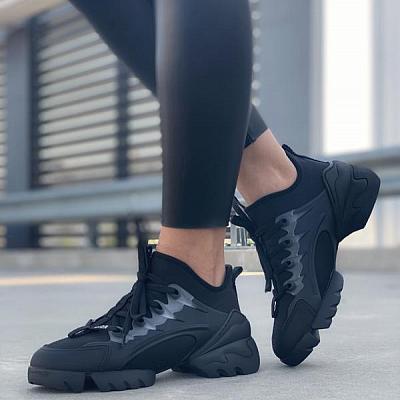dior d connect sneakers black