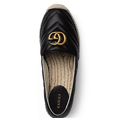 GUCCI ESPADRILLE FLATS SLIP ON SHOES