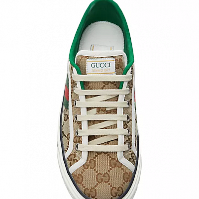 GUCCI SNEAKERS CANVAS BROWN MONOGRAM