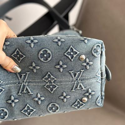 LV DENIM HOBO BAG CARRYALL