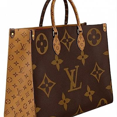 LV ON THE GO TOTE BROWN MONOGRAM