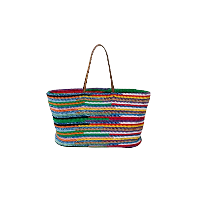 MIU MIU CROCHET COLORFUL TOTE