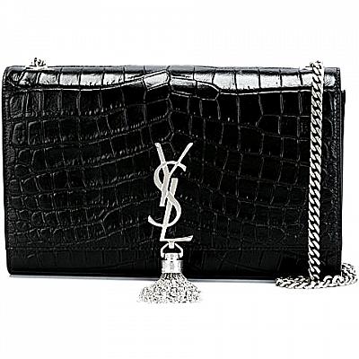 ysl tassel chain wallet