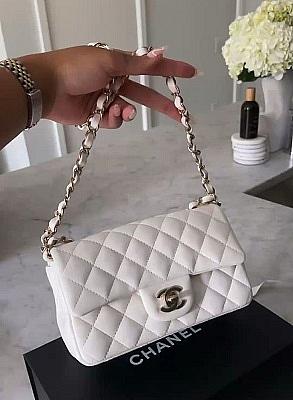 CHANEL MINI FLAP CAVIAR CROSSBODY BAG