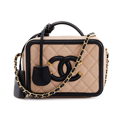 CHANEL VANITY HANGING CHARM HANDBAG - Colors Available