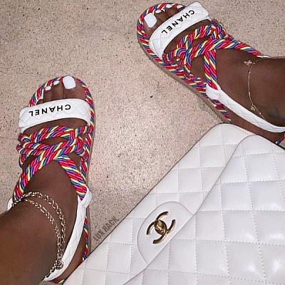 CHANEL ROPE SANDALS