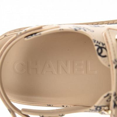 CHANEL PRINTED DAD SANDALS