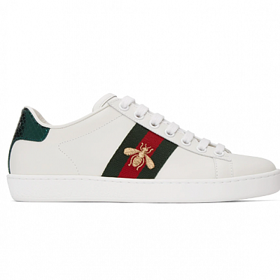 GUCCI ACE SNEAKER EMBROIDERED BEE