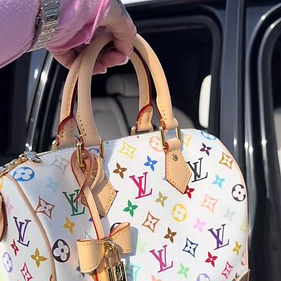 LV COLORFUL MONOGRAM SPEEDY 30