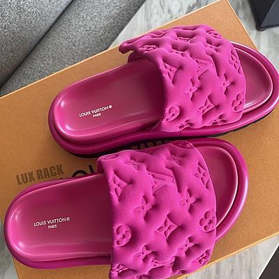 LV POOL PILLOW SLIDES COMFY MULE - (Styles Available)