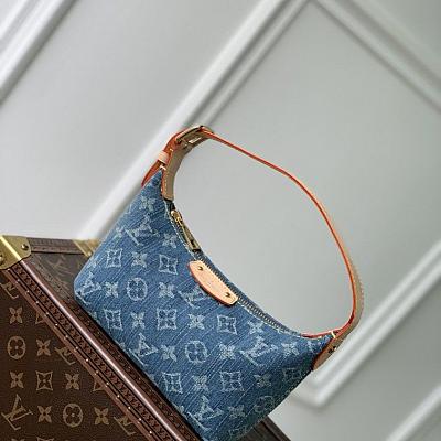 LV DENIM POCHETTE HILLS MINI HANDBAG - Colors Available