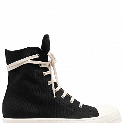 RICK OWENS LACE UP HIGH TO SNEAKER
